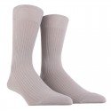 MI-CHAUSSETTE PUR FIL D'ECOSSE A CÔTES