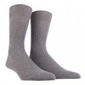 MI-CHAUSSETTE PUR FIL D'ECOSSE A CÔTES