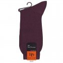 MI-CHAUSSETTE PUR FIL D'ECOSSE A CÔTES