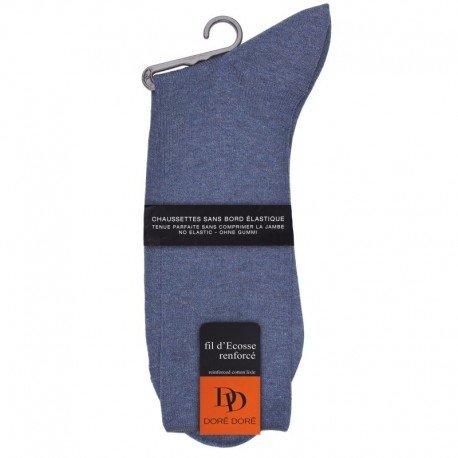 MI-CHAUSSETTE SANS ELASTIQUE FIL D'ECOSSE