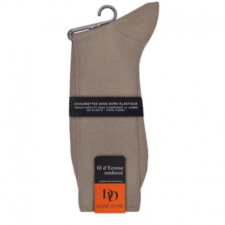 MI-CHAUSSETTE SANS ELASTIQUE FIL D'ECOSSE