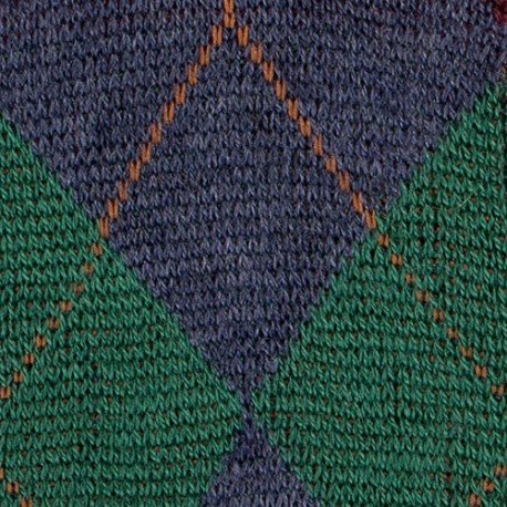 MI-CHAUSSETTES, LAINE RENFORCÉE, CARREAU ÉCOSSAIS