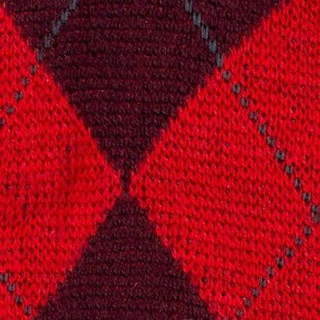MI-CHAUSSETTES, LAINE RENFORCÉE, CARREAU ÉCOSSAIS