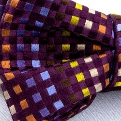 noeud papillon soie tissée 9 2