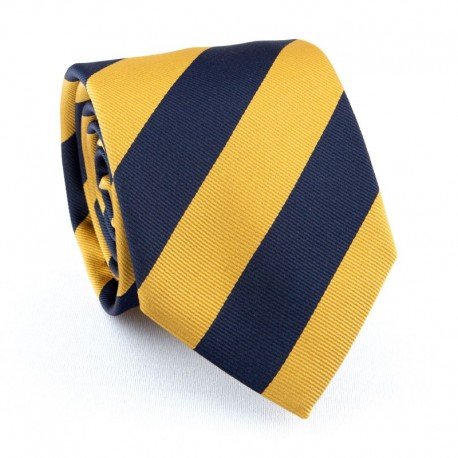 CRAVATE SOIE TISSEE RAYURES CLUB 17