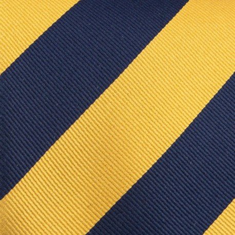 CRAVATE SOIE TISSEE RAYURES CLUB 17