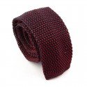 Knit tie silk