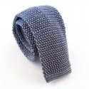 Knit tie silk