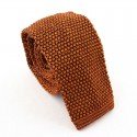 Knit tie silk