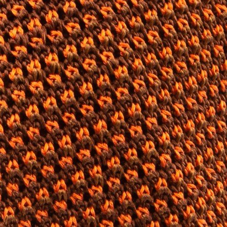 Knit tie silk
