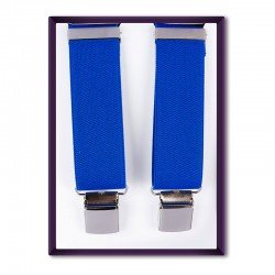 Bretelle unie bleu roi