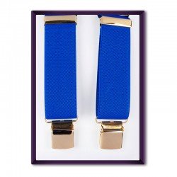 Bretelle unie bleu roi 2