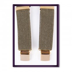 Bretelle gris chiné moyen 2