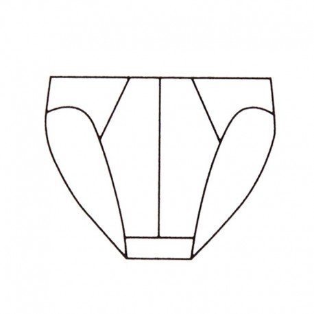 MENS' BRIEF, MERCERIZED COTTON