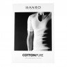 JERSEY, V-NECK, PURE MERCERIZED COTTON