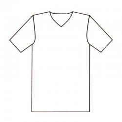 MAILLOT DE CORPS, ENCOLURE V , PUR COTON MERCERISÉ 2