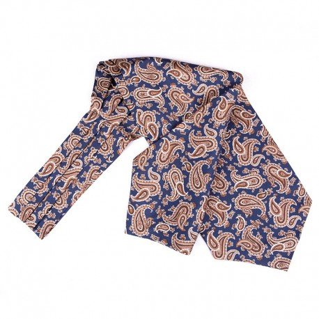 BLUE, BROWN CASHMERE