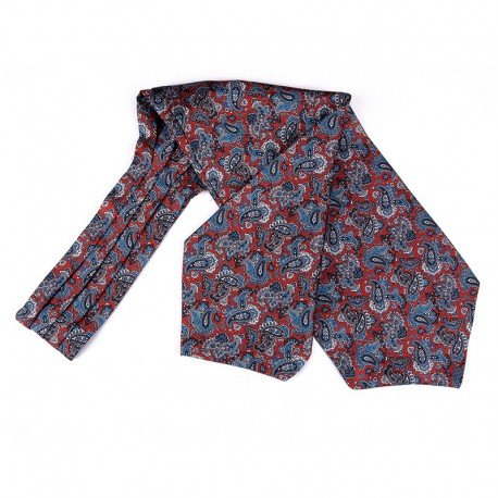 RED, NAVY/SKY CASHMERE