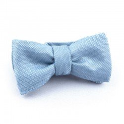 WOVEN BOW TIE AZUR
