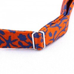 ORANGE FLEURS BLEUES 2