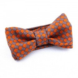 GÉOMÉTRIE ORANGE/GRIS