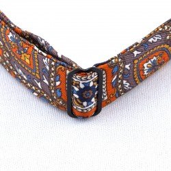 ORANGE, FLOWERED LOSANGE 2