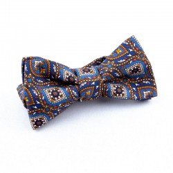 BLEU, FLOWERED LOSANGE