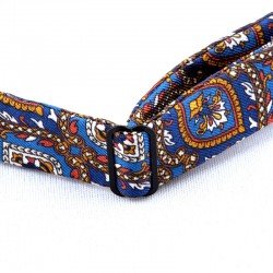 BLEU, FLOWERED LOSANGE 2