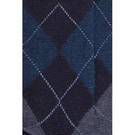 MI-CHAUSSETTES, LAINE RENFORCÉE, CARREAU ÉCOSSAIS