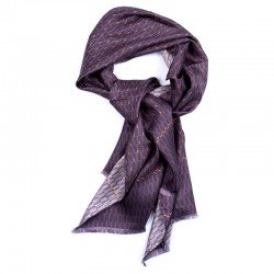 SCARF - 100% SILK PURPLE