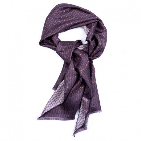 SCARF - 100% SILK PURPLE