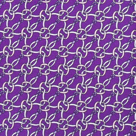 VIOLET, RUBANS BLANC/ROSE