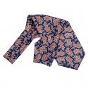 NAVY, BROWN CASHMERE
