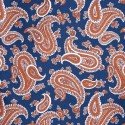 NAVY, BROWN CASHMERE