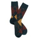 MI-CHAUSSETTES, LAINE RENFORCÉE, CARREAU ÉCOSSAIS