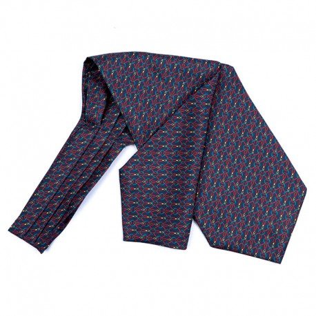 NAVY, TURQUOISE/RED RIBBONS