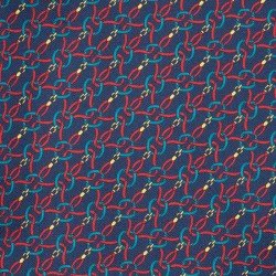 NAVY, TURQUOISE/RED RIBBONS 2