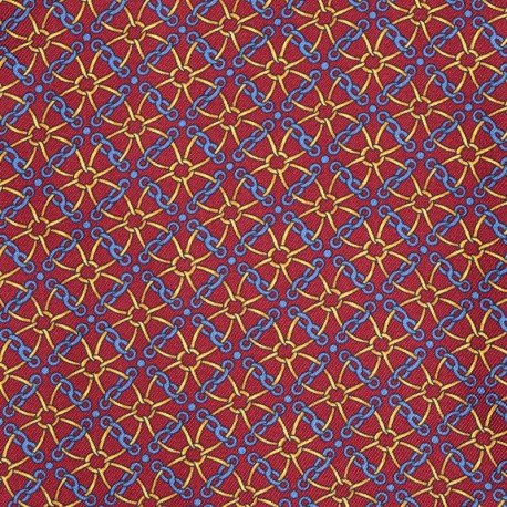 BORDEAUX, GOLD/BLUE CHAINS