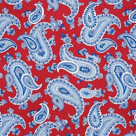 RED, BLUE/WHITE CASHMERE