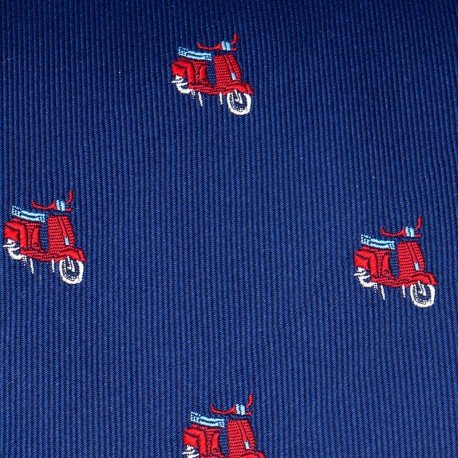 BLUE, RED SCOOTER