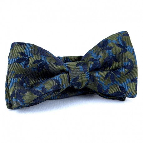 FEUILLAGE VERT, MARINE, BLEU