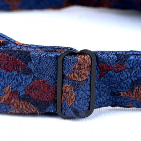 FEUILLAGE BLEU, ORANGE, ROUGE