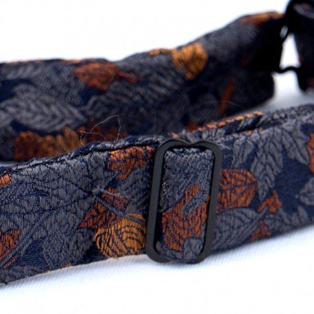 FEUILLAGE GRIS, OCRE, BRUN