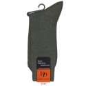 MID SOCK, REINFORCED WOOL WITH RIBS