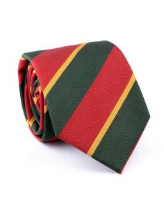 cravate soie tissée rayures club