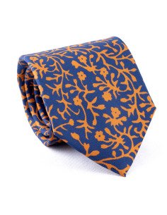 cravate soie imprimée