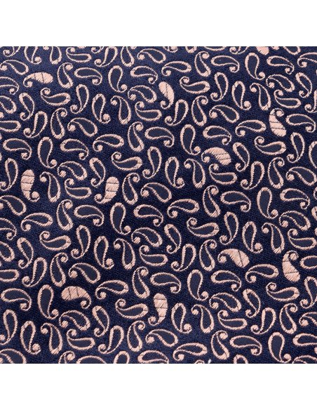 NAVY, TINY COPPERY CASHMERE