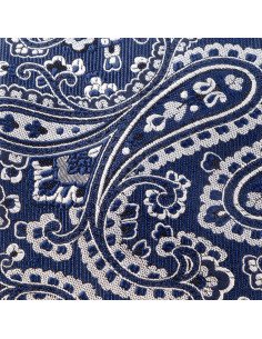 cravate cachemire bleu blanc 2