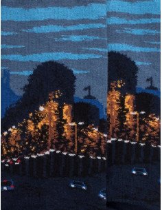 chaussettes coton fantaisie paris arc de triomphe champs elysées 2