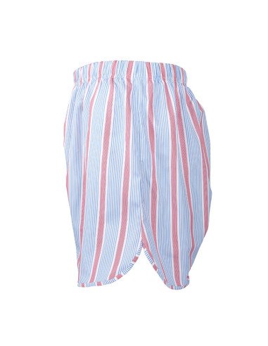 caleçon homme tissu rayures bleu